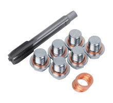 Набор для ремонта масляных пробок М14х1,25, кейс, 19 предметов МАСТАК 103-47014C