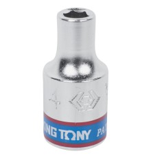 Головка торцевая стандартная шестигранная 1/4", 4 мм KING TONY 233504M Головка торцевая стандартная шестигранная 1/4", 4 мм KING TONY 233504M