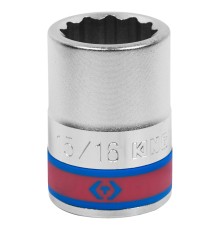Головка торцевая стандартная двенадцатигранная 3/4", 15/16", дюймовая KING TONY 633030S