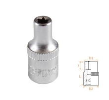Головка торцевая TORX Е-стандарт 1/4", E5 AFFIX AF00023005 Головка торцевая TORX Е-стандарт 1/4", E5 AFFIX AF00023005