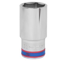 Головка торцевая глубокая шестигранная 1/2", 30 мм KING TONY 423530M