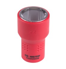 Головка торцевая диэлектрическая шестигранная 1/2", 22 мм KING TONY 4335VE22M