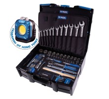 Набор инструментов 112 предметов, универсальный, пластиковый ящик KING TONY 9052-002MRV02