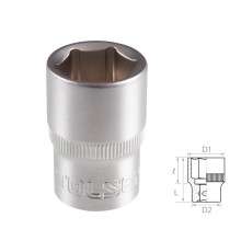 Головка торцевая стандартная шестигранная 1/2", 19 мм TOLSEN TT16519