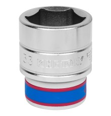 Головка торцевая стандартная шестигранная 3/4", 33 мм KING TONY 633533M Головка торцевая стандартная шестигранная 3/4", 33 мм KING TONY 633533M