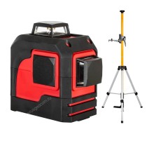 Комплект: лазерный уровень RGK PR-2M с калибровкой + штанга-упор RGK CG-2