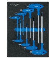 Набор шестигранников L-тип, ложемент, 8 предметов KING TONY 9-22108MRV