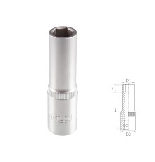 Головка торцевая глубокая шестигранная 1/2", 12 мм TOLSEN TT16562 Головка торцевая глубокая шестигранная 1/2", 12 мм TOLSEN TT16562