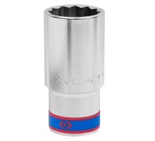 Головка торцевая глубокая двенадцатигранная 3/4", 32 мм KING TONY 623032M