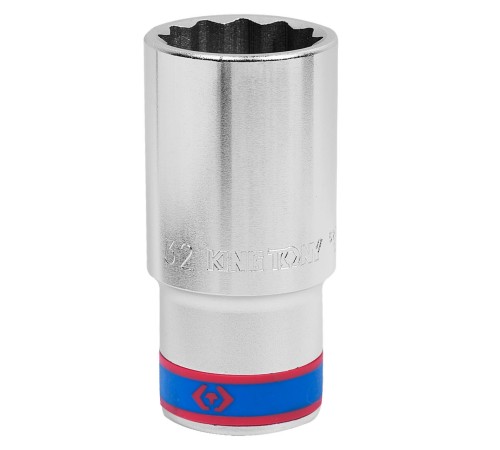 Головка торцевая глубокая двенадцатигранная 3/4", 32 мм KING TONY 623032M