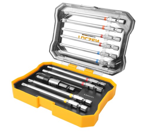 Набор вставок (бит) 1/4", PH, PZ, Hex, Torx, Slotted, 11 предметов TOLSEN TT20375