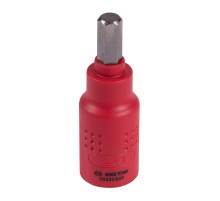 Насадка (бита) торцевая диэлектрическая 3/8", HEX, 8 мм, L = 65 мм KING TONY 3025VE08 Насадка (бита) торцевая диэлектрическая 3/8", HEX, 8 мм, L = 65 мм KING TONY 3025VE08