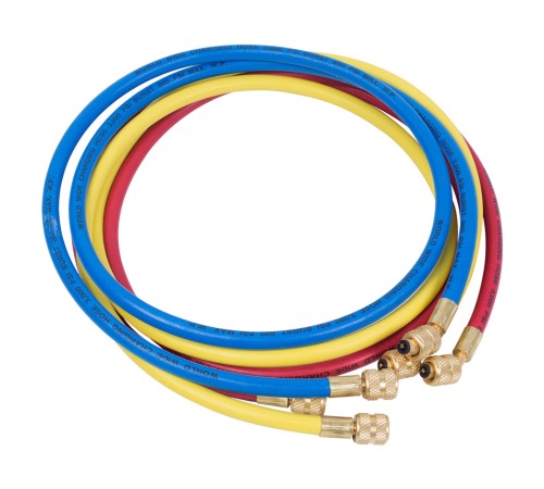Шланг заправочный для фреона 1/4"SAE х1/4"SAE, 1,5 м МАСТАК 105-61015 Шланг заправочный для фреона 1/4"SAE х1/4"SAE, 1,5 м МАСТАК 105-61015