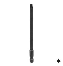 Вставка (бита) торцевая 1/4", Torx, Т15, 110 мм, для шуруповерта KING TONY 711115T