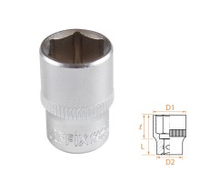 Головка торцевая стандартная шестигранная 1/4", 12 мм AFFIX AF00020012
