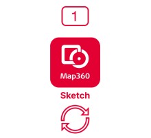 Право на обновление ПО Leica MAP 360 Sketch CCP на один год