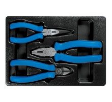 Набор пассатижей и бокорезов, ложемент, 3 предмета KING TONY 9-40103GP