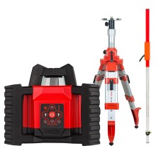 Комплект: ротационный нивелир RGK SP-312 с калибровкой + штатив RGK SH-170 рейка RGK LR-2