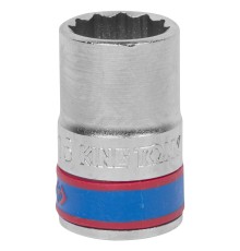 Головка торцевая стандартная двенадцатигранная 1/2", 16 мм KING TONY 433016M Головка торцевая стандартная двенадцатигранная 1/2", 16 мм KING TONY 433016M