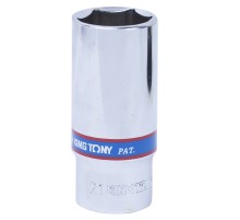 Головка торцевая глубокая шестигранная 3/8", 21 мм KING TONY 323521M