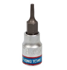 Насадка (бита) торцевая 1/4", Torx T8, L = 37 мм KING TONY 203308