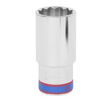 Головка торцевая глубокая двенадцатигранная 1/2", 28 мм KING TONY 423028M