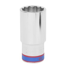 Головка торцевая глубокая двенадцатигранная 1/2", 28 мм KING TONY 423028M