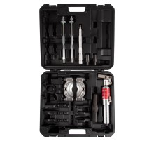 Съемник подшипников гидравлический, 4 т, 12-70 мм, сегментного типа, с совмещенным насосом МАСТАК 104-19704