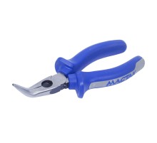 Пассатижи тонконосые 160 мм, загнутые, держатель МАСТАК 030-11160H