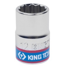 Головка торцевая стандартная двенадцатигранная 3/8", 12 мм KING TONY 333012M