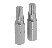 Набор вставок (бит) торцевых 1/4", Torx, T30, 25 мм, 2 предмета TOLSEN TT20226