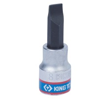 Насадка (бита) торцевая 3/8", Slotted, 8х1,2 мм, L = 50 мм KING TONY 302208 Насадка (бита) торцевая 3/8", Slotted, 8х1,2 мм, L = 50 мм KING TONY 302208