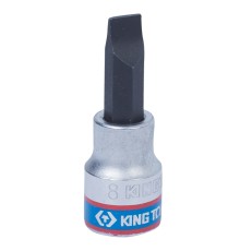 Насадка (бита) торцевая 3/8", Slotted, 8х1,2 мм, L = 50 мм KING TONY 302208