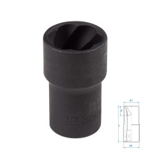 Головка для поврежденного крепежа 1/2", 22 мм KING TONY 9TD403-22M Головка для поврежденного крепежа 1/2", 22 мм KING TONY 9TD403-22M