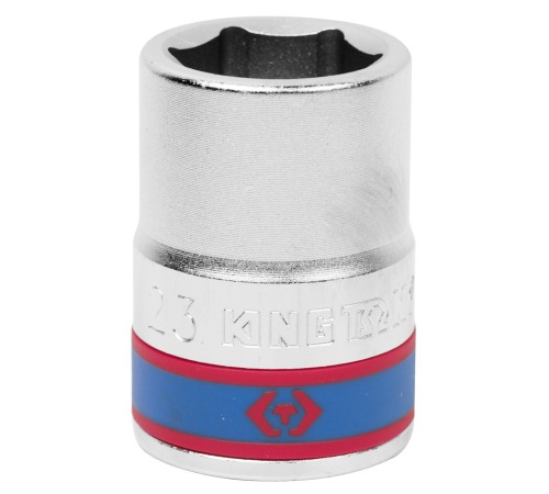 Головка торцевая стандартная шестигранная 3/4", 23 мм KING TONY 633523M Головка торцевая стандартная шестигранная 3/4", 23 мм KING TONY 633523M