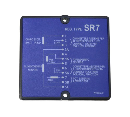 Регулятор напряжения SR7-2G /SR7-2G AVR Регулятор напряжения SR7-2G /SR7-2G AVR