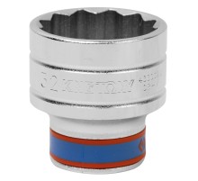 Головка торцевая стандартная двенадцатигранная 1/2", 32 мм KING TONY 433032M
