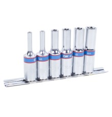 Набор глубоких торцевых головок 3/8", TORX Е-стандарт, E4-E14, 6 предметов KING TONY 3116PR