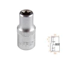 Головка торцевая TORX Е-стандарт 1/4", E7 AFFIX AF00023007