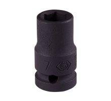 Головка торцевая ударная шестигранная 1/4", 7 мм KING TONY 253507M Головка торцевая ударная шестигранная 1/4", 7 мм KING TONY 253507M