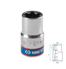 Головка торцевая TORX Plus 1/2", EP20, L = 45 мм KING TONY 433E20M