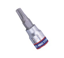 Насадка (бита) торцевая 1/4", Torx, T27, L = 37 мм, с отверстием KING TONY 203727 Насадка (бита) торцевая 1/4", Torx, T27, L = 37 мм, с отверстием KING TONY 203727