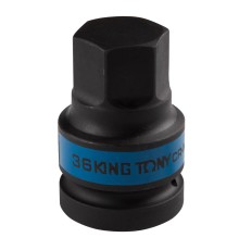 Насадка (бита) ударная торцевая 1", HEX, 36 мм, L = 80 мм KING TONY 801536M Насадка (бита) ударная торцевая 1", HEX, 36 мм, L = 80 мм KING TONY 801536M