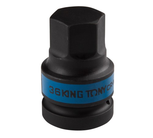 Насадка (бита) ударная торцевая 1", HEX, 36 мм, L = 80 мм KING TONY 801536M Насадка (бита) ударная торцевая 1", HEX, 36 мм, L = 80 мм KING TONY 801536M
