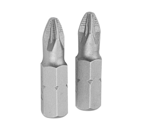 Набор вставок (бит) торцевых 1/4", Pozidriv, PZ2, 25 мм, 2 предмета TOLSEN TT20218 Набор вставок (бит) торцевых 1/4", Pozidriv, PZ2, 25 мм, 2 предмета TOLSEN TT20218
