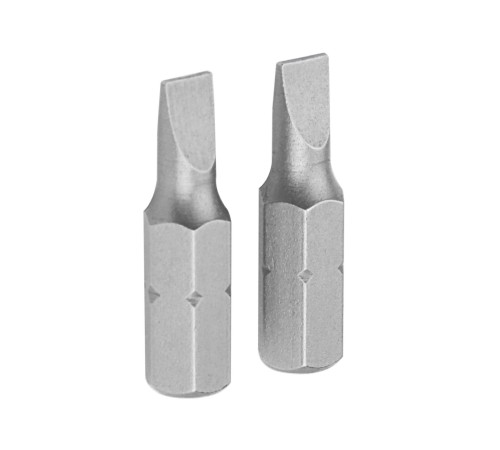 Набор вставок (бит) торцевых 1/4", Slotted, 4х0,5 мм, 25 мм, 2 предмета TOLSEN TT20202