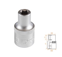 Головка торцевая TORX Е-стандарт 1/2", E10 AFFIX AF00043010