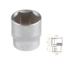 Головка торцевая стандартная шестигранная 3/8", 21 мм AFFIX AF00030021