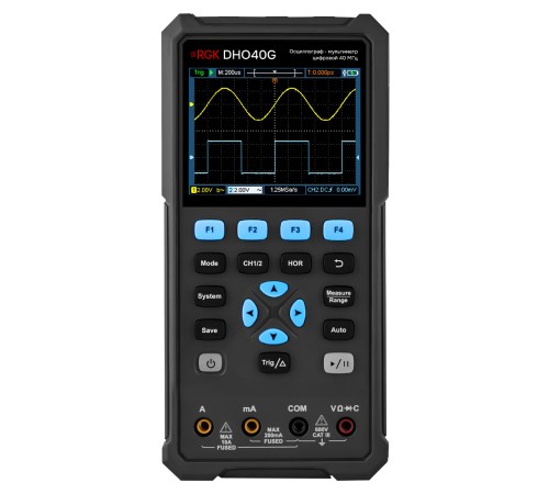 Осциллограф - мультиметр RGK DHO40G с поверкой