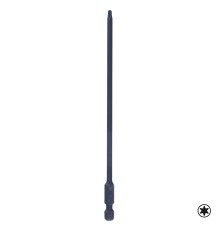 Вставка (бита) торцевая 1/4", Torx, Т15, 150 мм, для шуруповерта KING TONY 711515T
